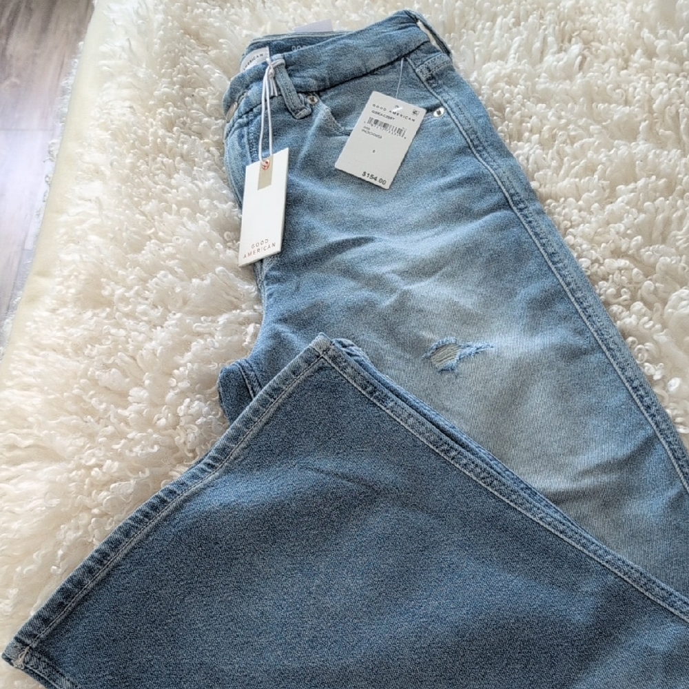 Good American Good Skate Crop Jeans